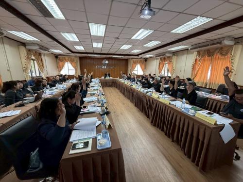 สำนักงานพัฒนาชุมชนอำเภอเมืองสกลนคร: ร่วมนำเสนอผลการจัดเก็บและรับรองคุณภาพข้อมูล จปฐ. ระดับจังหวัดสกลนคร ประจำปี 2569