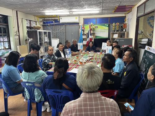 สำนักงานพัฒนาชุมชนอำเภอเมืองสกลนคร: ประชาสัมพันธ์และส่งเสริมการใช้ประโยชน์ CDD AI ผู้ช่วยพัฒนากรอัจฉิยะ และ แอปพลิเคชั่น Click ชุมชน